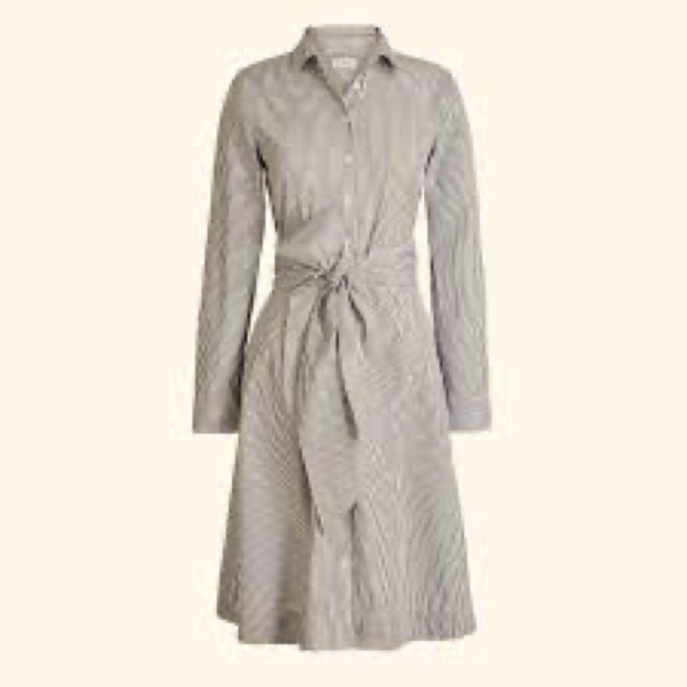 NWT! J. Crew style AK911 Size 6 Blue and White striped dress button down